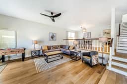 AC, spa, bikes, deck, Steps to beach and shops - Image 2